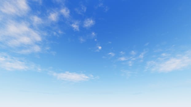 Cloudy blue sky abstract background, blue sky background with tiny clouds, 3d rendering

