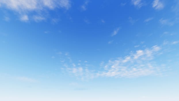 Cloudy blue sky abstract background, blue sky background with tiny clouds, 3d rendering

