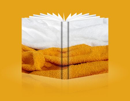 book of dual color background of sponge 