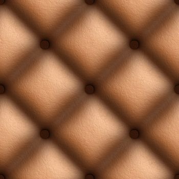 Brown Skin Illustrations, 3D seamless background pattern.