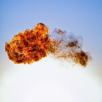 Fireball explosion