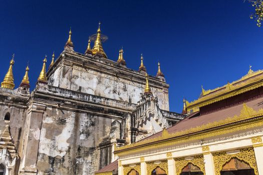 Bagan buddha tower at day , famous place in Myanmar/ Burma