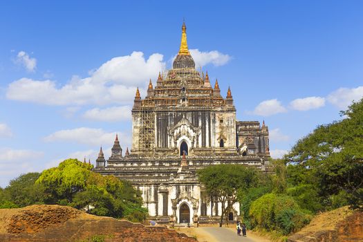 Bagan buddha tower at day , famous place in Myanmar/ Burma