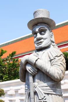 Temple of the Reclining Buddha Wat Pho in Bangkok, Thailand