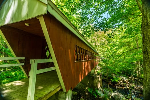 The Nissitissit Covered Bridge is a covered pedestrian footbridge located in Brookline, New Hampshire.