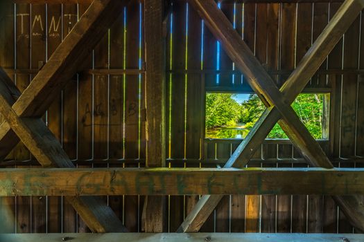 The Dalton Covered Bridge is a historic covered bridge that carries Joppa Road over the Warner River in Warner, New Hampshire.