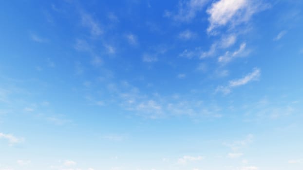 Cloudy blue sky abstract background, blue sky background with tiny clouds, 3d rendering

