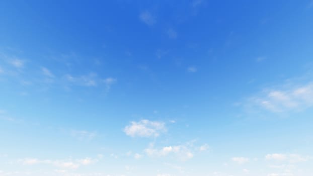 Cloudy blue sky abstract background, blue sky background with tiny clouds, 3d rendering

