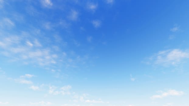 Cloudy blue sky abstract background, blue sky background with tiny clouds, 3d rendering

