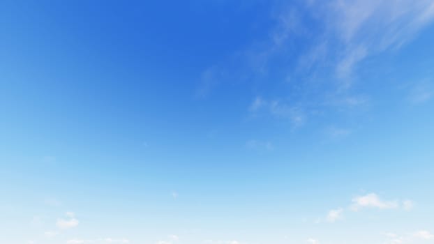 Cloudy blue sky abstract background, blue sky background with tiny clouds, 3d rendering

