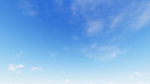 Cloudy blue sky abstract background, blue sky background with tiny clouds, 3d rendering

