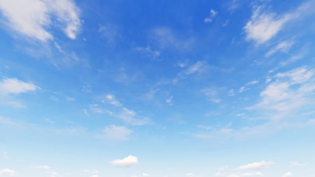 Cloudy blue sky abstract background, blue sky background with tiny clouds, 3d rendering

