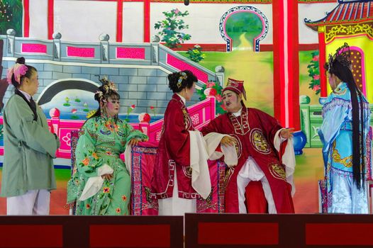 GEORGTOWN, PENANG, MALAYSIA - NOV. 18. 2016: A China musical theater during a Festival in this city