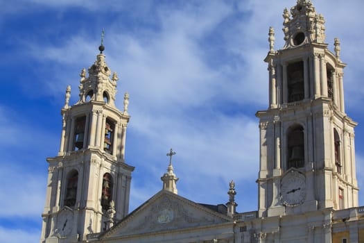 Mafra National palace  , cathedral and convent, in Portugal