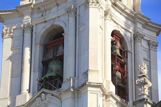 Mafra National palace  , cathedral and convent, in Portugal