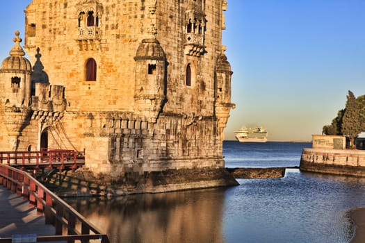 Belem Tower - Torre De Belem In Lisbon, Portugal 