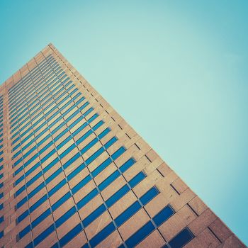 Architecture Abstract Of A Detail Of A Modern Downtown Finance Sector Skyscraper