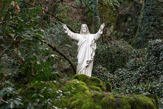 Sacred Heart of Jesus Christ at The Grotto of the Sorrowful Mother in Portland Oregon