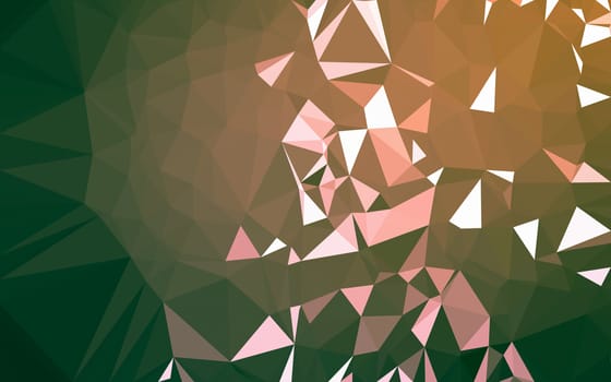 Abstract low poly background, geometry triangle, mosaic pastel color background