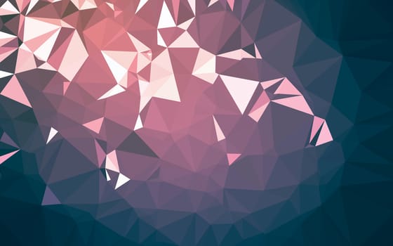 Abstract low poly background, geometry triangle, mosaic pastel color background