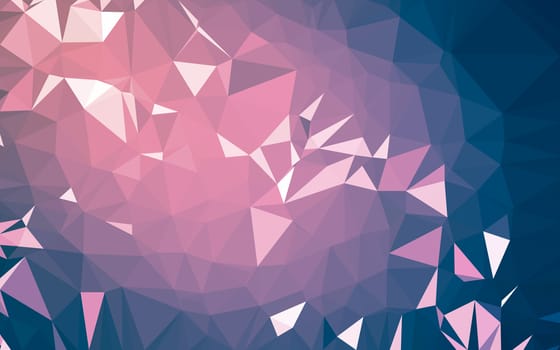 Abstract low poly background, geometry triangle, mosaic pastel color background