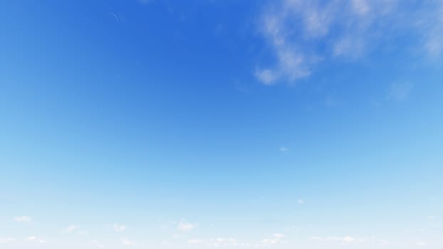 Cloudy blue sky abstract background, blue sky background with tiny clouds, 3d rendering

