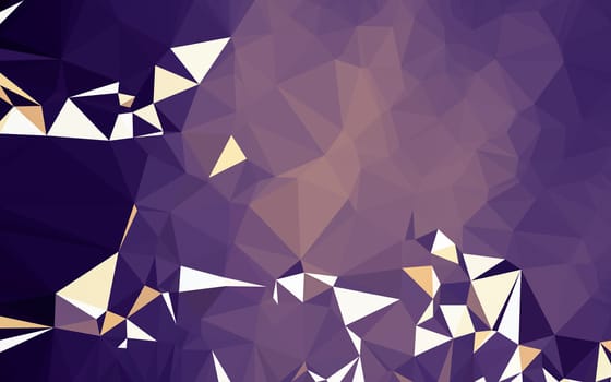 Abstract low poly background, geometry triangle, mosaic pastel color background