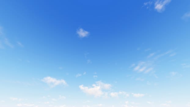 Cloudy blue sky abstract background, blue sky background with tiny clouds, 3d rendering

