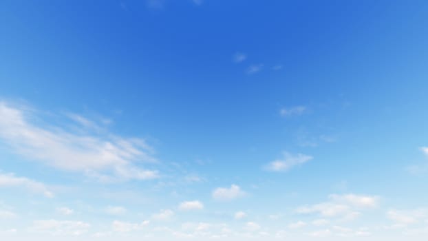 Cloudy blue sky abstract background, blue sky background with tiny clouds, 3d rendering

