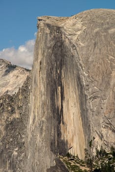 Half Dome in Yosemite National Park from Glacier Point