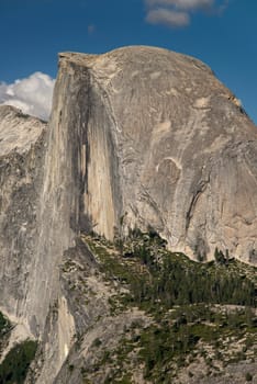 Half Dome in Yosemite National Park from Glacier Point