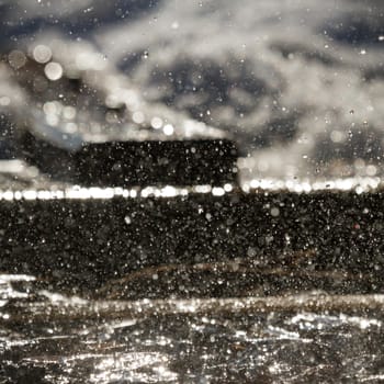 ruins of a very heavily polluted industrial factory, industrial series