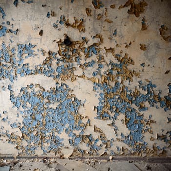 ruins of a very heavily polluted industrial factory, industrial series