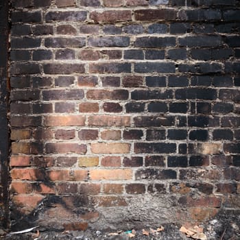 ruins of a very heavily polluted industrial factory, industrial series