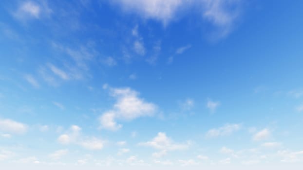 Cloudy blue sky abstract background, blue sky background with tiny clouds, 3d rendering

