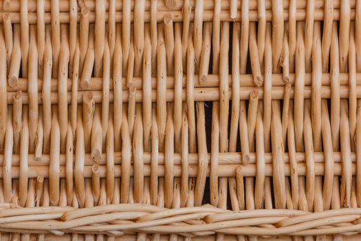 the texture of a weave of a hamper