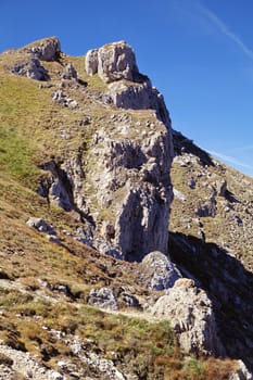 Giant rocks in Val di Gardena, Dolomites, Italy