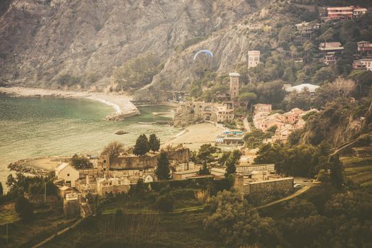 Monterosso al Mare Italy is One of the Five Villages in Cinque Terre. Liguria, Northern Italy.