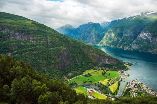 Aurlandsvangen is the Center of the Municipality of Aurland in Sogn og Fjordane County, Norway. 