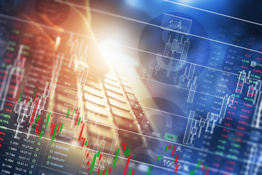 Money Trading Business Concept. Global Currencies Marketplace Trading. Global Business and Economy Photo Concept. 