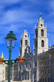 Mafra National palace  , cathedral and convent, in Portugal