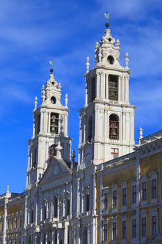 Mafra National palace  , cathedral and convent, in Portugal