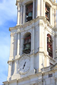 Mafra National palace  , cathedral and convent, in Portugal