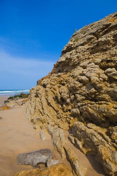 The rocky coast seen in Portugal Sintra