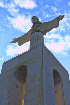 Jesus Christ monument  in Lisbon, Portugal