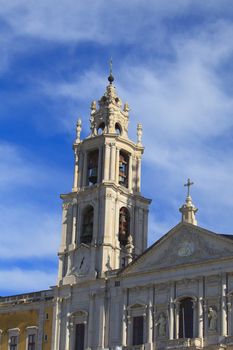 Mafra National palace  , cathedral and convent, in Portugal