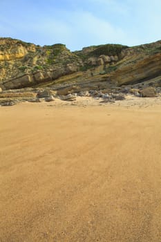 The rocky Coast seen in Portugal Sintra