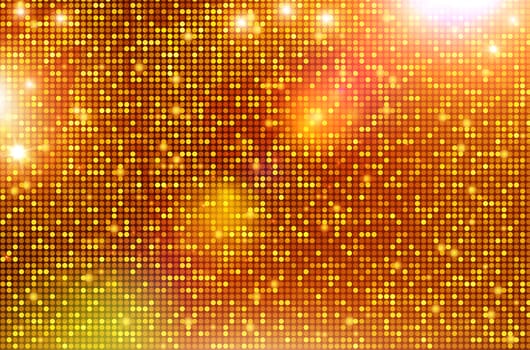 Shiny Golden Background Pattern. Shiny Dotted Pattern Backdrop.