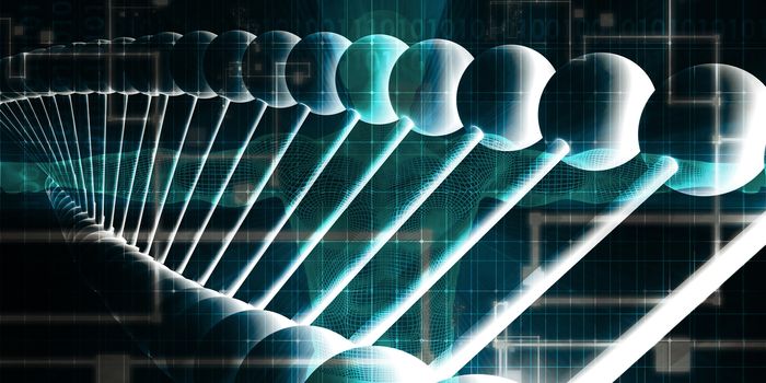 DNA Helix Abstract Science Genetic Background Art