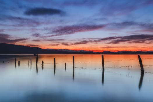 Sunrise at the lake